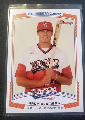 Kacy Clemens 2012 Perfect Game Baseball Card All American