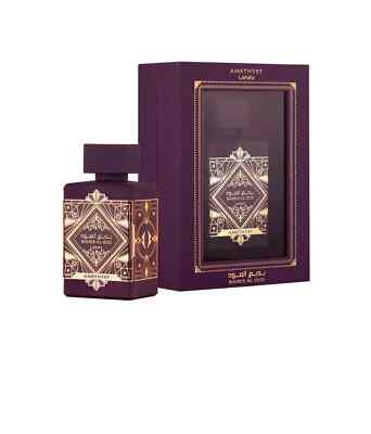 Bade'e Al Oud Amethyst by Lattafa3.4 oz EDP Cologne Men New in Box FROM IMPORTER