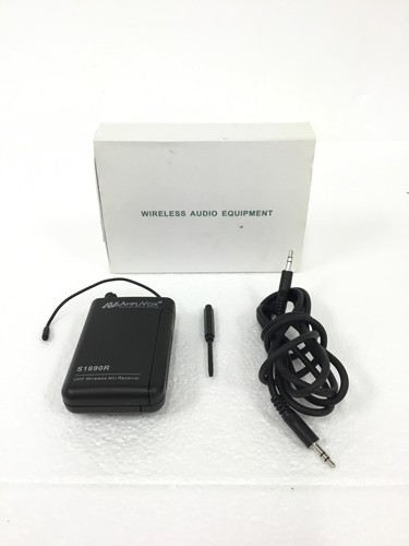 AmpliVox S1690T Wireless 16 Channel UHF Bodypack Transmitter Freq 584 608 WORKS