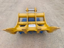 Rastrillo para excavadora 48 pulgadas, 2 pasadores de 70 mm, acoplamiento 315