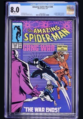 Amazing Spider-Man #288 (Marvel, 1987) CGC 8.0 White Pages    