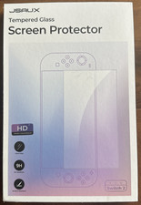 JSAUX HD 9H Tempered Glass Screen Protector for Nintendo Switch 2 4-Pack New