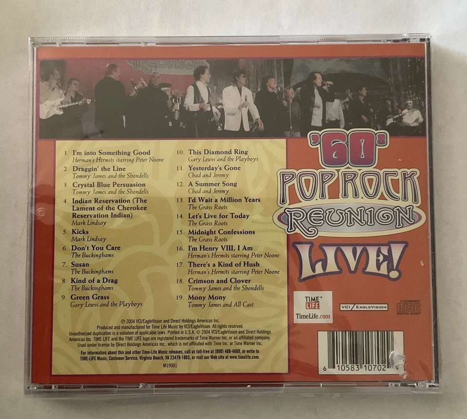 TIME LIFE 60's POP ROCK REUNION [NEW CD] VARIOUS COMPILATION - Image 2 of 2