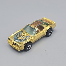 Hot Wheels Hot Bird Firebird/Trans Am Gold Chrome Golden Machines 1977 Blackwall