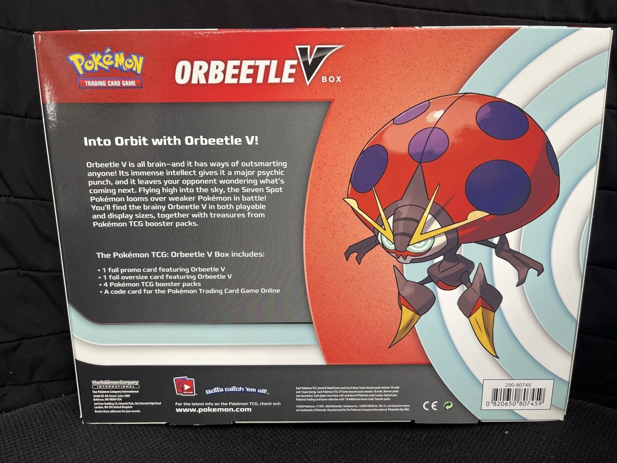 orbeetle v box booster packs Pokemon TCG: : Toys & Games Please note that this listing is for a single booster pack Orbeetle V box 1 cosmic