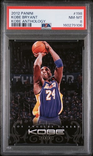 2012 PANINI KOBE ANTHOLOGY #198 KOBE BRYANT PSA 8
