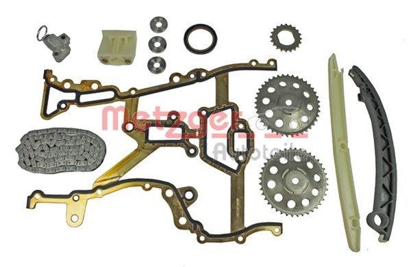 Steuerkettensatz Metzger Autoteile 7500002 FüR Opel Corsa Agila Astra X01 Cc S07-image