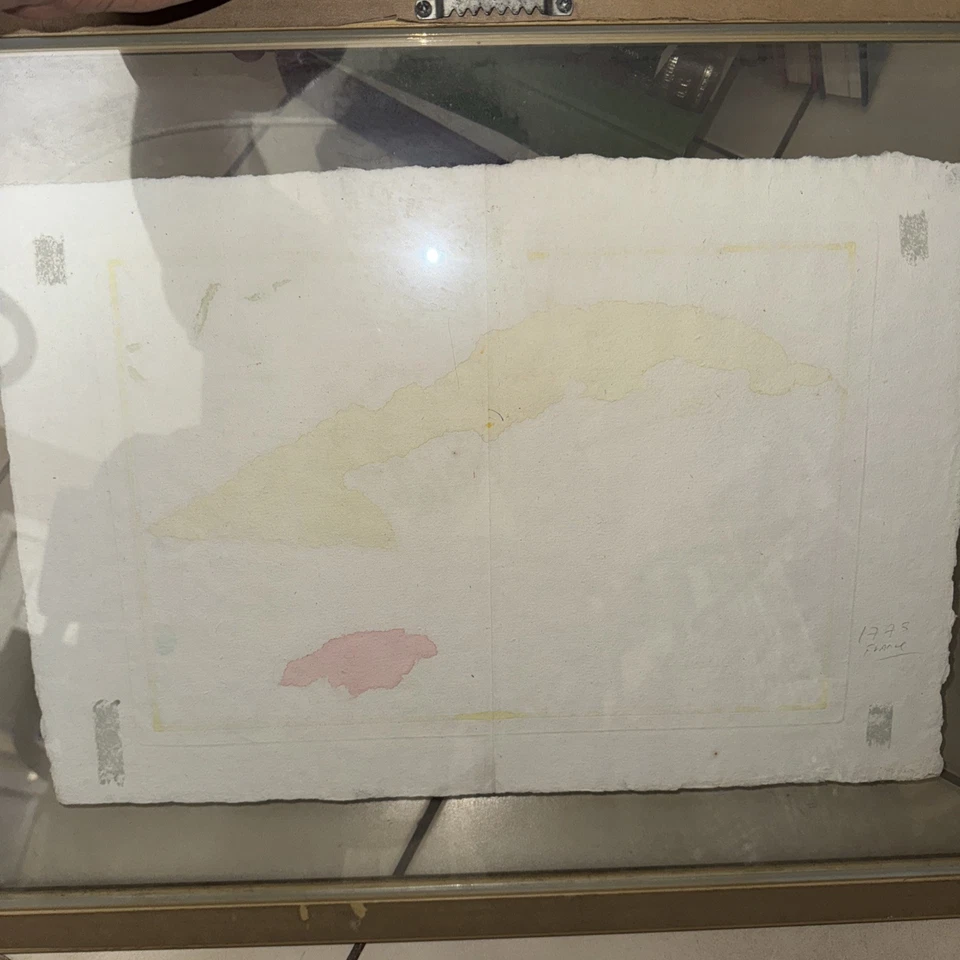 ОРИГИНАЛЬНАЯ АНТИКВАРНАЯ ГРАВИРОВАННАЯ КАРТА КУБА ЯМАЙКА 1780 РИГОБЕРТ БОНН 1700-е В РАМКЕ - Изображение 2 из 2