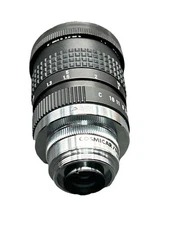 Cosmicar 50mm 1:1.8 CCTV Television Camera Lens W/ X2 Extender See Pics