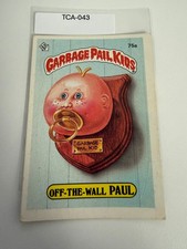 1985 GPK Garbage Pail Kids - OS 2 - Off-the-wall Paul - 75a - VG