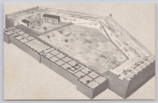 Fortress of Louisbourg King s Bastion Model Nova Scotia Postcard Canada