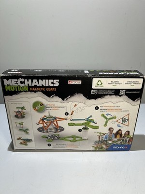 Geomag Mechanics Motion Magnetic Gears Recycled 96 PCS  NEW/SEALED