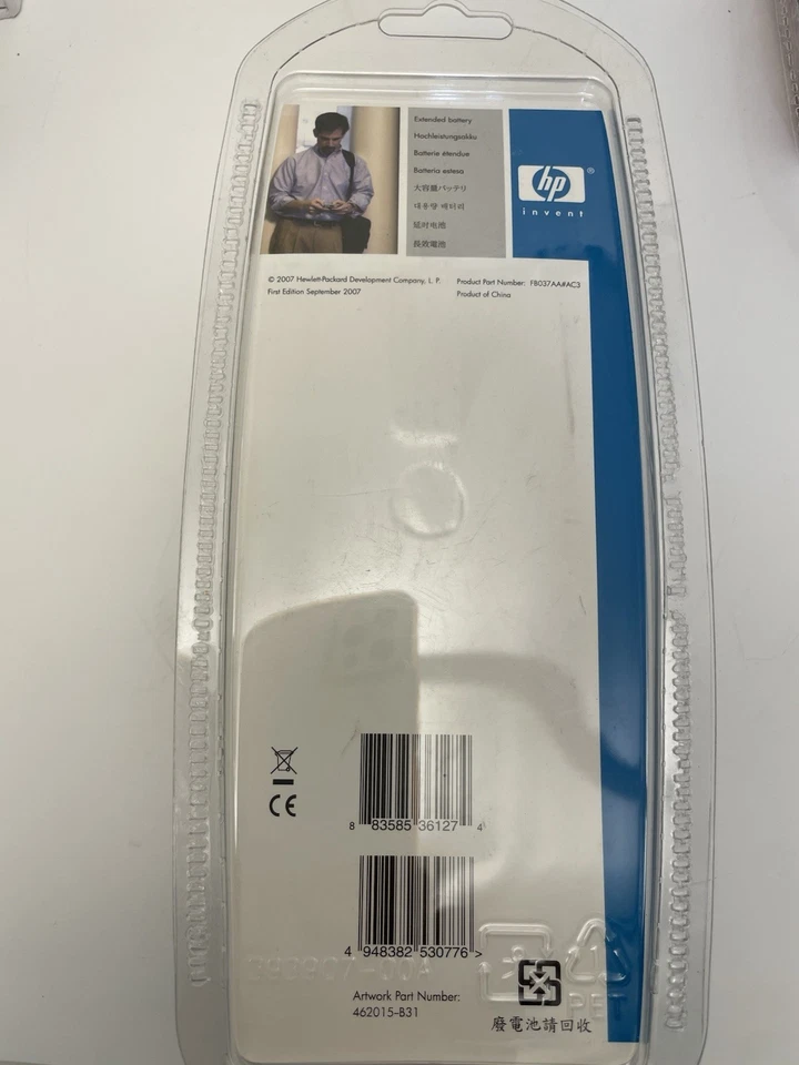 Batería Extendida Original HP Ipaq 200 Series 210 211 214 Li-Ion FB037AA#AC3 Nueva Foto 3 de 4