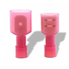 100-10PCS Nylon Male Female Insulated Spade Crimp Terminal Wire 22-16 Connector