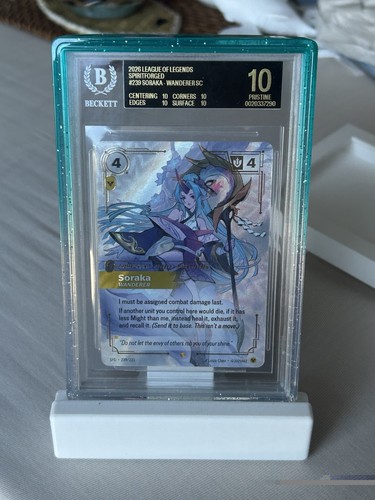 BGS 10 BLACK LABEL Soraka Wanderer ON #239 Non Signature Riftbound Spiritforged