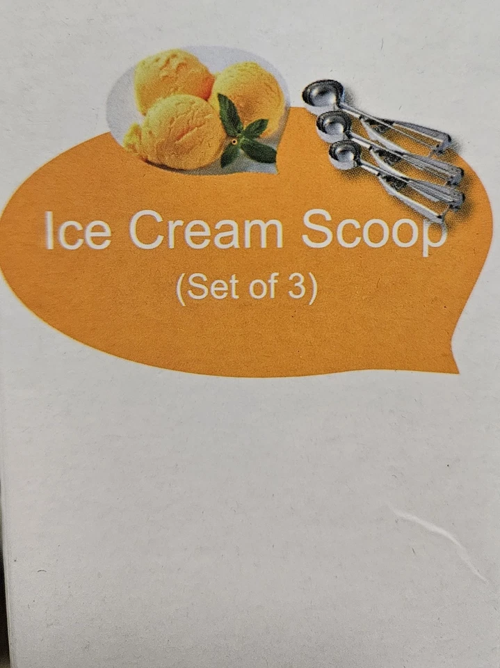 Ice Creme Schaufel, Obstschaufel, Edelstahl, Gr. L, 1stück, Neu Mit Karton - Bild 3 von 4