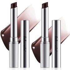 2PCS Black Sheer Tinted Lip Balm - Hydrating Honey Almost Lipstick for All Skin