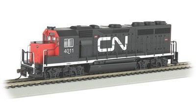 Bachmann Trains - EMD GP40 - DCC Equipped Diesel Locomotive - CN #4011 - HO Scal