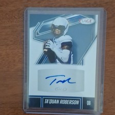 2025 SAGE Buffalo Bulls Ta'Quan Roberson Autograph Football Card A-TR2