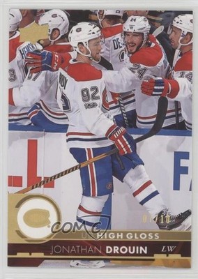 2017-18 Upper Deck High Gloss 7/10 Jonathan Drouin #349 3ug