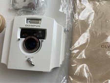 OLYMPUS Ecru white film camera