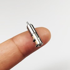 4.6mm Mini Stepper Motor, 5V Micro Coreless Gear Motor with Metal Reduction Gear