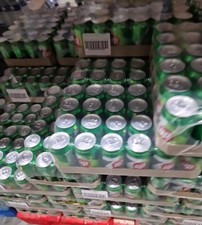 7up Lemon Lime 24 x 330ml, Fizzy Soft Drink Beverage Original Can Drink