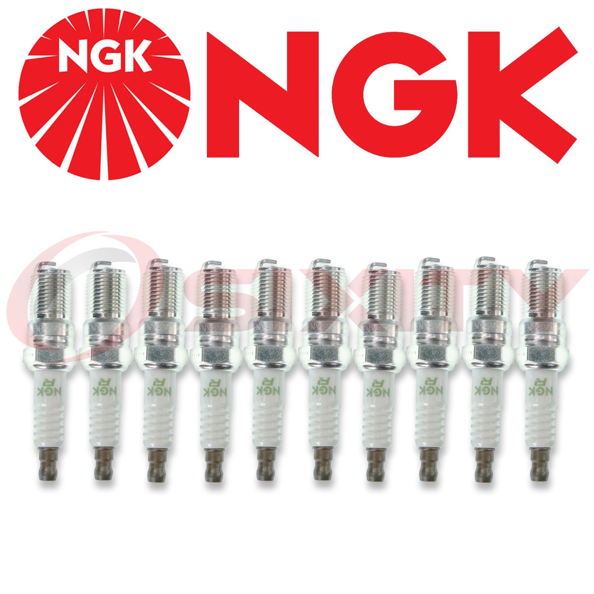 10 PCS - NGK 3346 V-Power Spark Plugs BR7EF