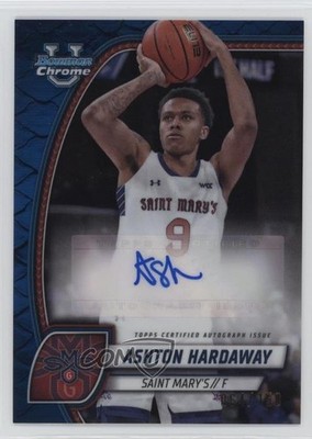 2024 Bowman U Chrome Blue Reptilian Refractor /150 Ashton Hardaway #93 Auto b6y