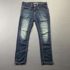 Levi Strauss Signature Skinny Jeans Girls 10 Blue Dark Wash Stretch Denim Kids