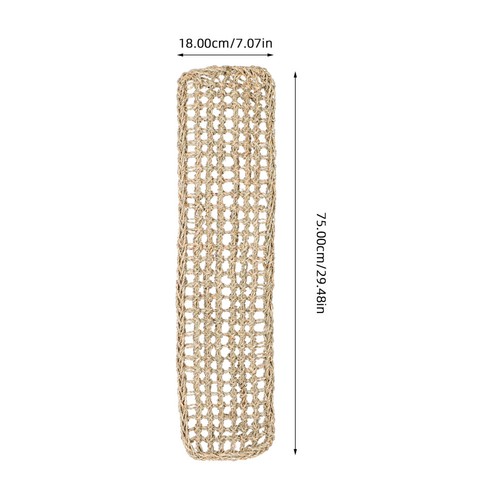 Parrot Climbing Net Bird Swing Toy Durable Seagrass Wicker Chew Perch - Afbeelding 4 van 12
