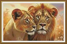 Creative Сross Stitch Embroidery Kit "The royal couple" Nova Sloboda