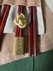 Vintage Japanese Sushi Chopsticks & Placemats Set for 6, New in Fabric Case! — photo 5