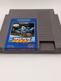 Al Unser Jr. Turbo Racing - Nintendo NES, Authentic OEM Cartridge, 1 Day Ship