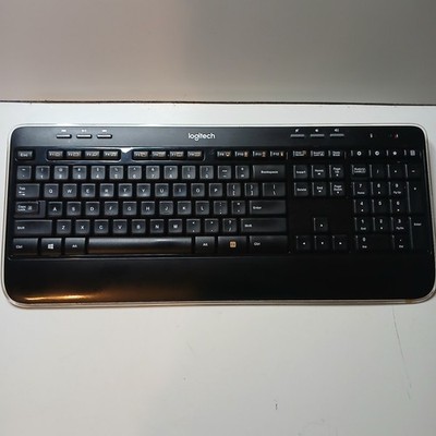 Logitech K520 Wireless Keyboard USB 2.4Ghz Black w/ Receiver 