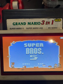Famicom Game NES F631 Grand Mario 3in1 Super Mario 3, Super Mario USA, MC Mario