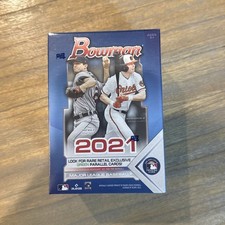 2021 BOWMAN BLASTER BASEBALL SEALED BOX 6 PACKS PER BOX ! 72 CARDS !