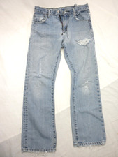 Vintage Levi's 517 Men's 30x30 Jeans Red Tab Well Worn Distressed Ripped