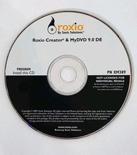 Roxio Creator MyDVD 9.0 DE CD/DVD Burning Software Install CD