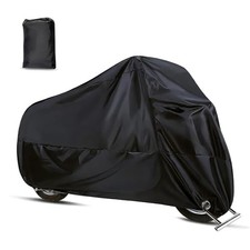 Motorcycle Cover for All Seasons, Full Coverage Waterproof Sun Protection