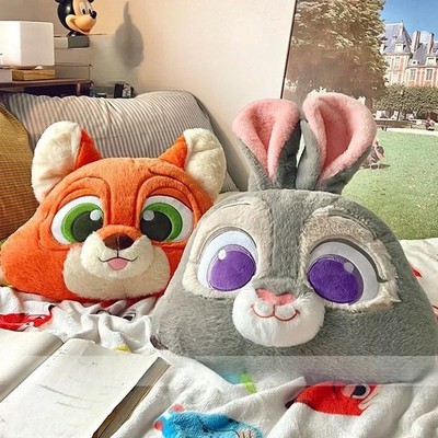 Cartoon Tier Kissen Decke Set Japanischer Stil Weich Bett Dekoration