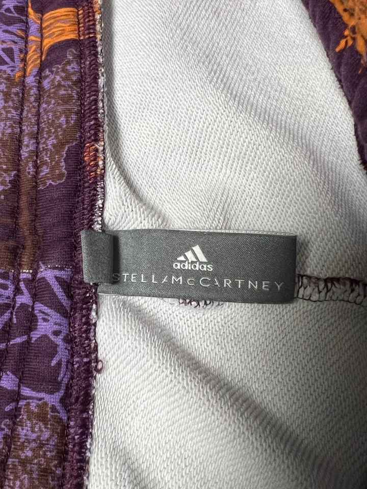 Pantalones deportivos Adidas para mujer XL púrpura naranja estampados Stella McCartney Foto 3 de 4
