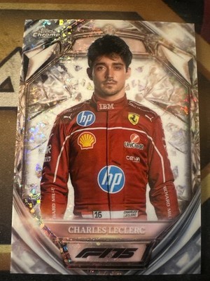 Charles Leclerc 2025 Topps Chrome Formula 1 Diamond 75th Anniversary #D75-3