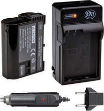 EN-EL15 Battery and Battery Charger for Nikon D500, D850, D7500, 1 V1, D600, D61