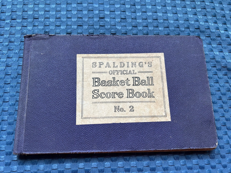 Circa 1916 Spalding's Official Basket Ball Score Book No. 2