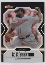 2007 Topps Finest Black Refractor /99 CC Sabathia #127 HOF