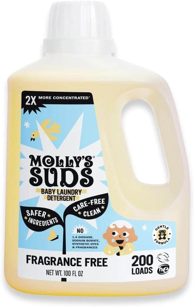 Baby Liquid Laundry Detergent Removes Formula Poop & Spit-Up Stains Extra Gentle
Opens in a new wind