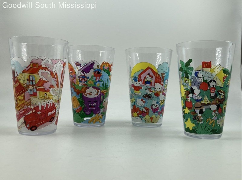 McDonald’s Collector's Edition Plastic Cups Lot 4