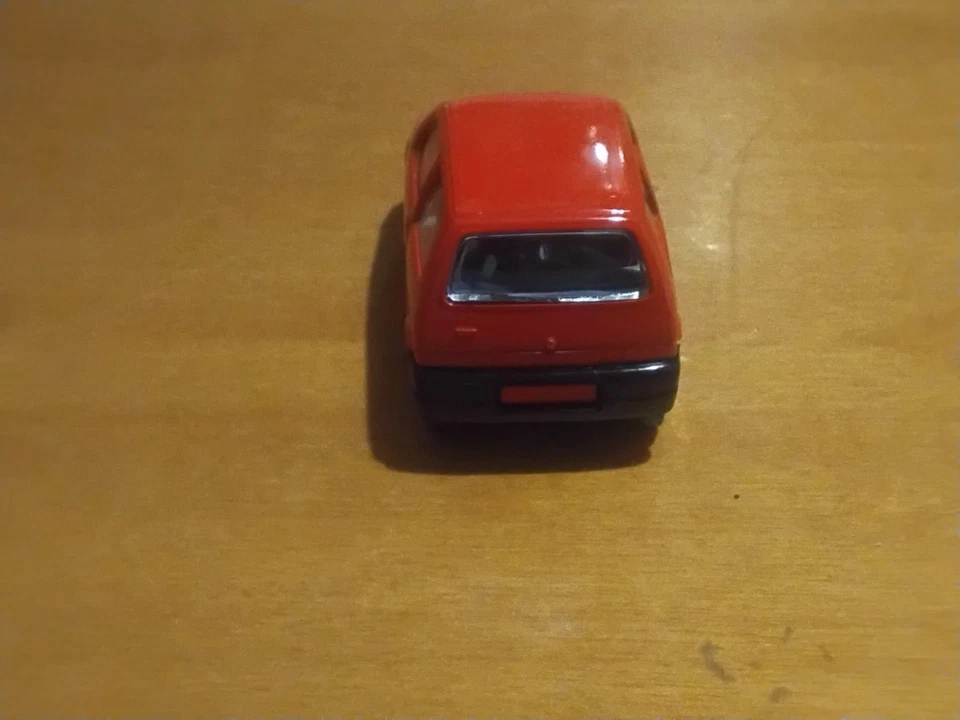 Fiat Cinquecento Burago 1/43 Rossa - Immagine 4 di 4