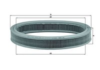 Luftfilter Mahle LX 527 Filtereinsatz FüR GFJ Fiesta ALF Orion GAF Ford Abft AWF